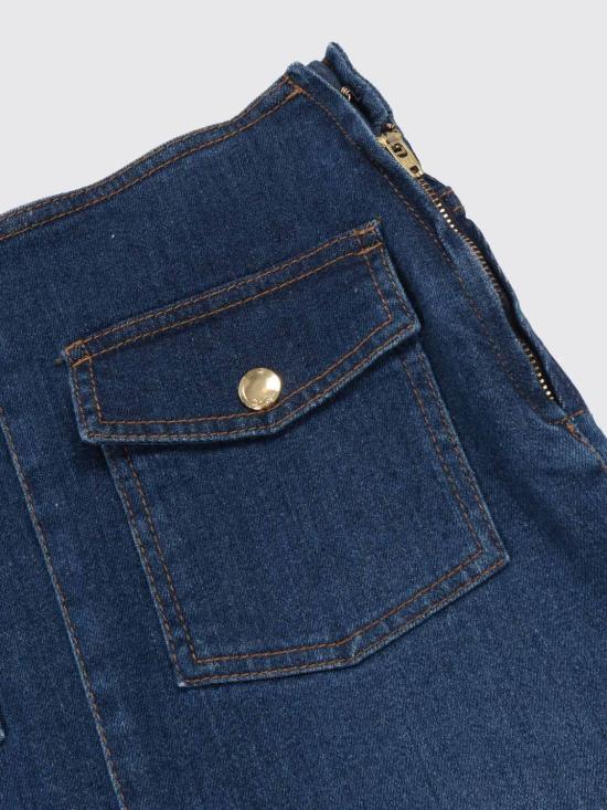 25FW [키즈] 끌로에 스커트 C20623 Z10 Blue - CHLOE