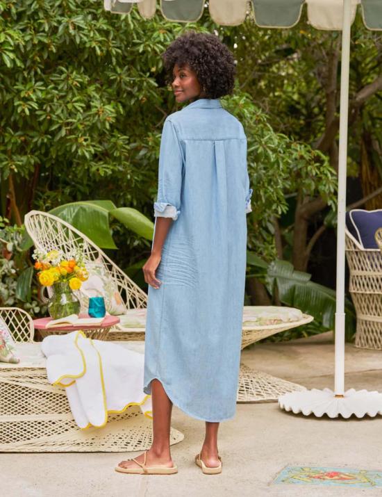  프랭크 앤 에일린 롱 원피스 프랭크 앤 엘린 로리 맥시 셔츠드레스 - FRANK & EILEEN