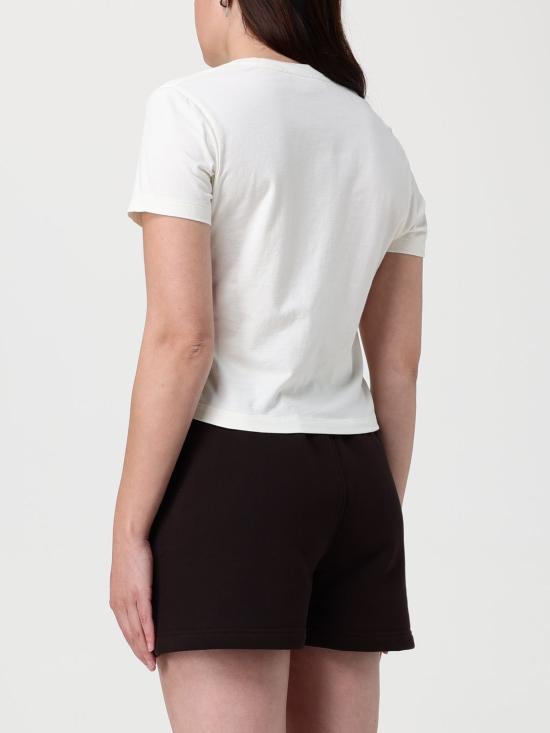 26SS 메종키츠네 드레스드 폭스 베이비 티셔츠 QW00113KJ7026 0443 Ivory - MAISON KITSUNE