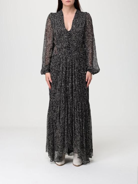 26SS 이자벨마랑에뚜왈 롱 원피스 RO0798FBD1J08E BKEC Black