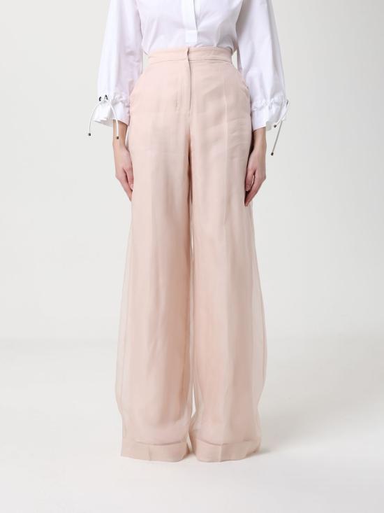 26SS 막스마라 Mxeolivi 실크 오간자 레이어드 팬츠 2611131044600 002 Pink