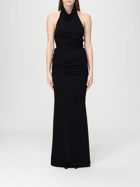 26SS 안다마네 롱 원피스 T190114ATJP073 999 Black