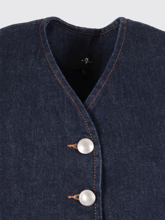 25FW 세븐포올맨카인드 베스트 7UK90C10 1BN Blue - 7 FOR ALL MANKIND