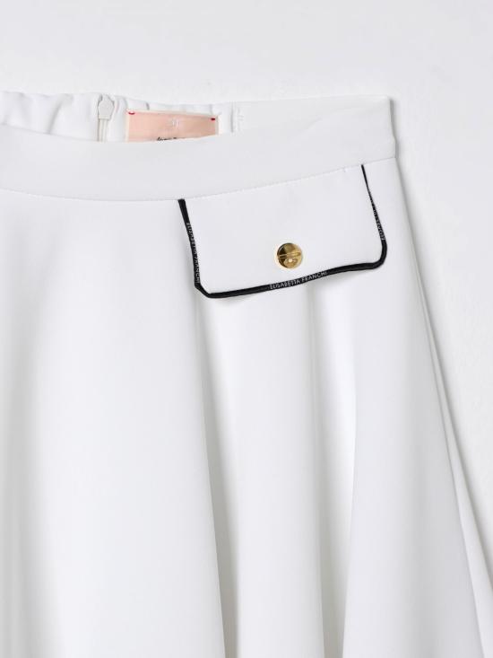 26SS [키즈] 엘리자베타프랜치 스커트 EFGO2110GA022 0100 Ivory - ELISABETTA FRANCHI
