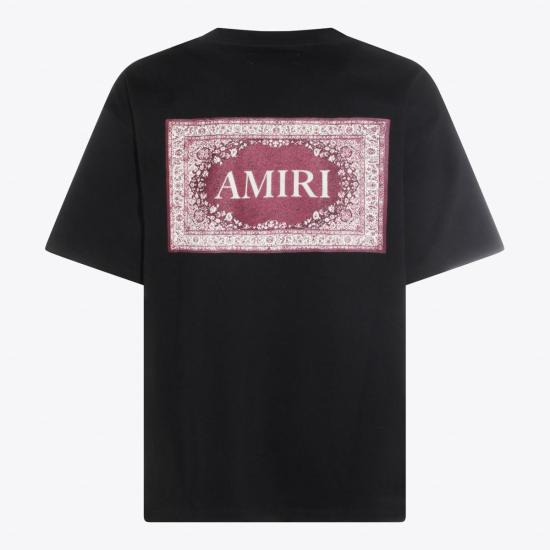  아미리 반팔 티셔츠 로고 티셔츠 블랙 - AMIRI