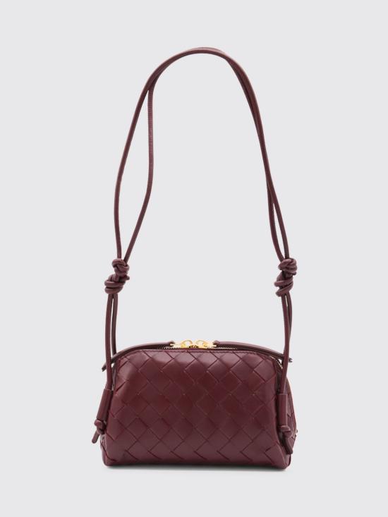 25FW 보테가베네타 인트레치아토 콘서트 파우치 794258VCPP1 2247 Burgundy