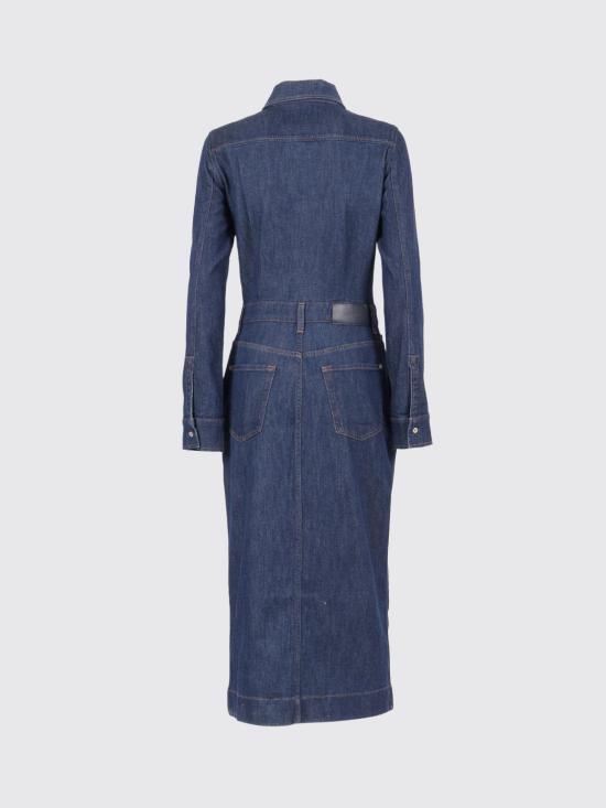 25FW 세븐포올맨카인드 롱 원피스 7UL40R70 1A9 Blue - 7 FOR ALL MANKIND