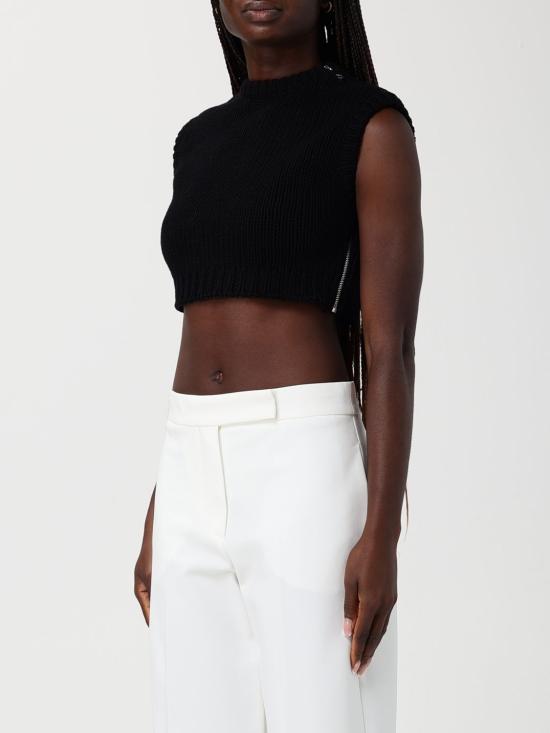 26SS 막스마라 민소매 티셔츠 2611361483600 001 Black - MAX MARA