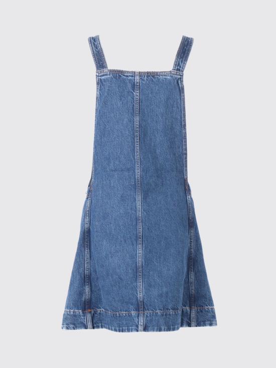 25FW 세븐포올맨카인드 롱 원피스 7UJ90066 1BL Blue - 7 FOR ALL MANKIND