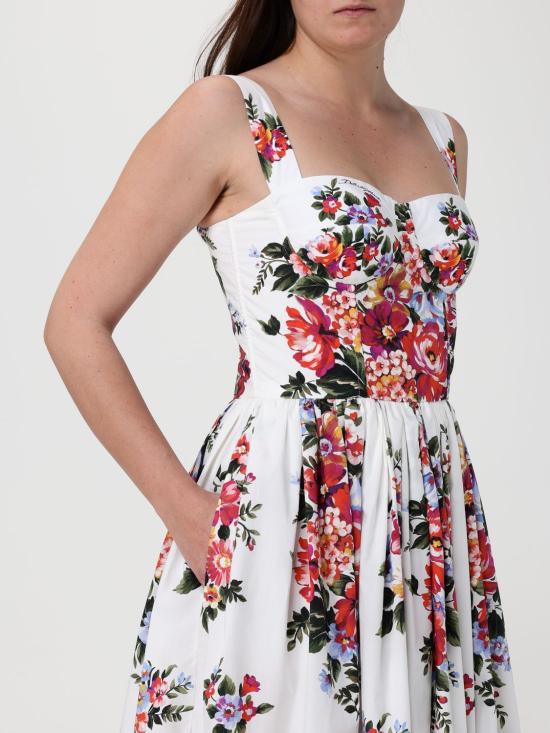 26SS 돌체앤가바나 롱 원피스 F6TTGTHS5UU HA5ZO White - DOLCE & GABBANA