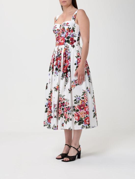 26SS 돌체앤가바나 롱 원피스 F6TTGTHS5UU HA5ZO White - DOLCE & GABBANA