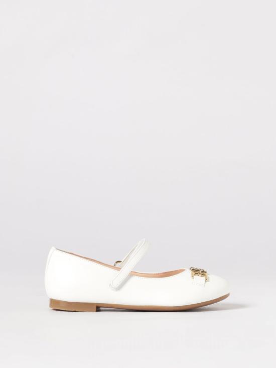 26SS [키즈] 돌체앤가바나 플랫 슈즈 D11382AB793 80001 White