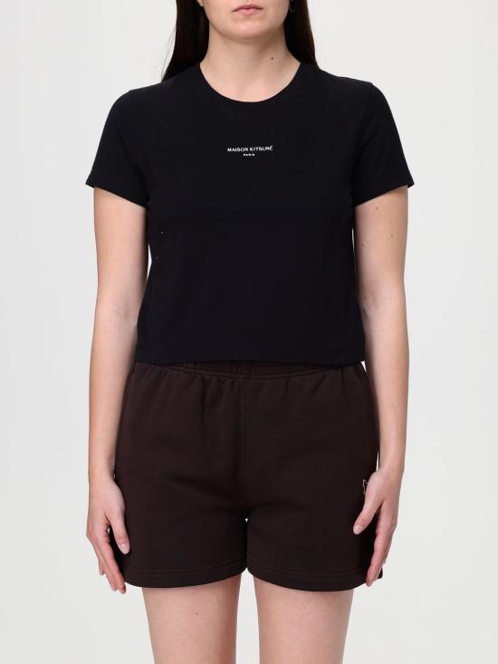 26SS 메종키츠네 반팔 티셔츠 QW00100KJ7026 P199 Black