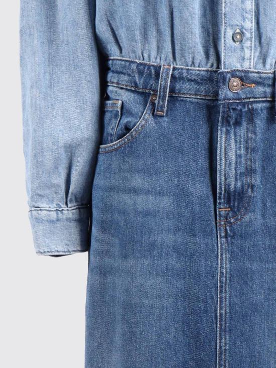 25FW 세븐포올맨카인드 롱 원피스 7U002U03 IAA Blue - 7 FOR ALL MANKIND