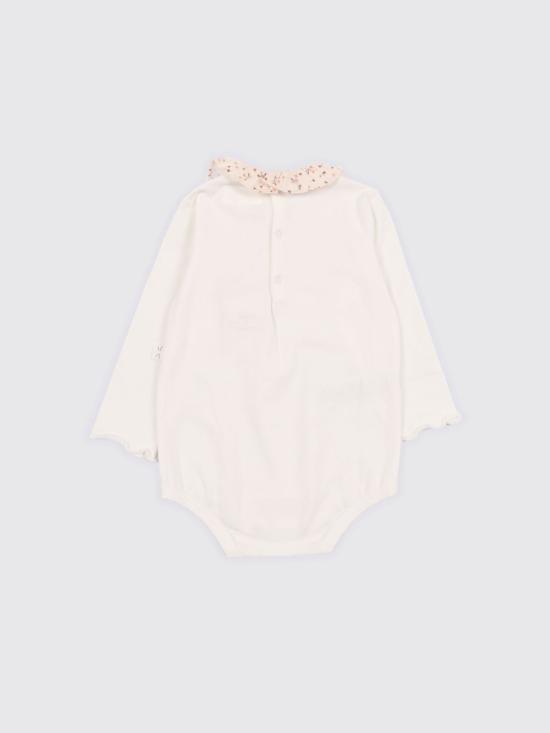 25FW [키즈] 테디 앤 미노우 오버롤 A25TMB0002M0115 1010 White - TEDDY & MINOU