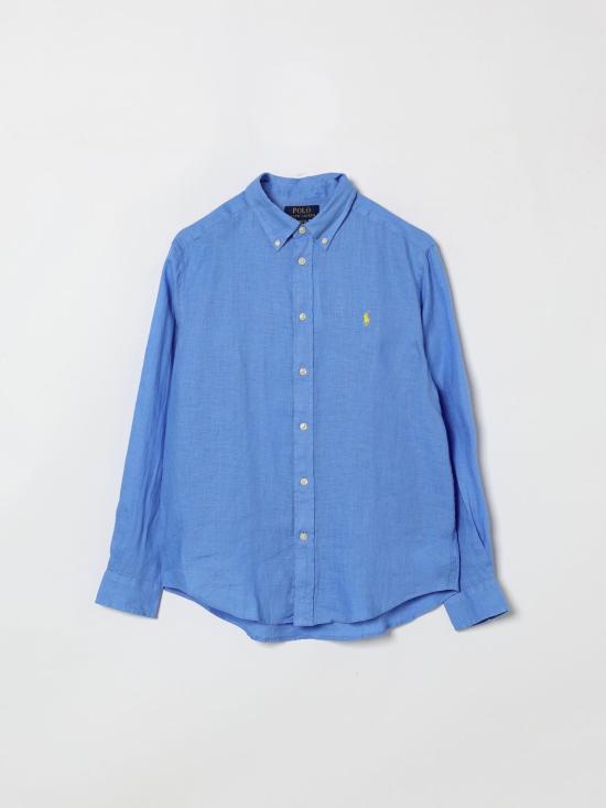 26SS [키즈] 폴로 랄프로렌 셔츠 323967600 001 Gnawed Blue