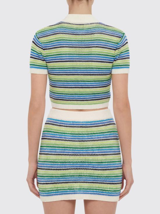 26SS 카사블랑카 폴로 티셔츠 WSP26KW1362 01 Green - CASABLANCA