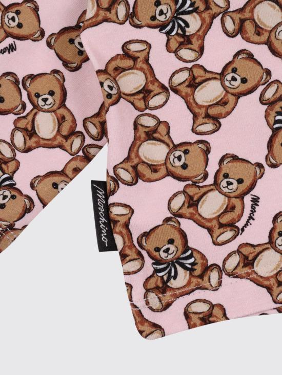 25FW [키즈] 모스키노 티셔츠 HBM062LBB9E 84922 Pink - MOSCHINO