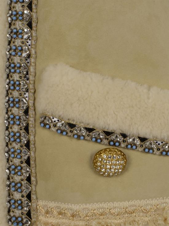 25FW 발렌티노 가라바니 베스트 7B3NL00D9FC 094 Brown - VALENTINO GARAVANI