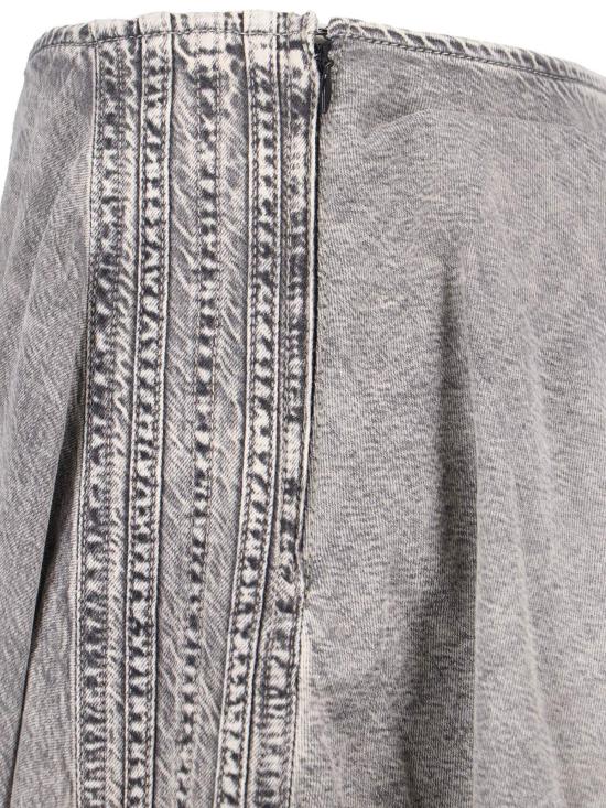  디젤 미디 스커트 드 애니 S2  그레이 - DIESEL