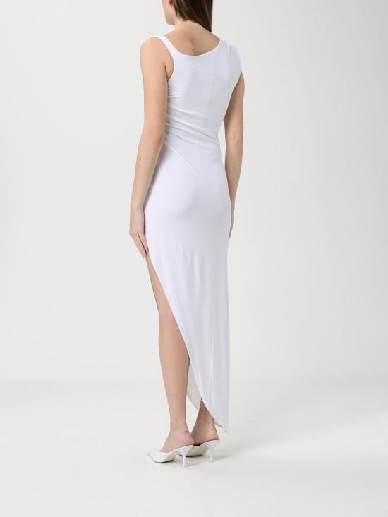 26SS 엘리자베타프랜치 롱 원피스 AB90661E2 360 White - ELISABETTA FRANCHI