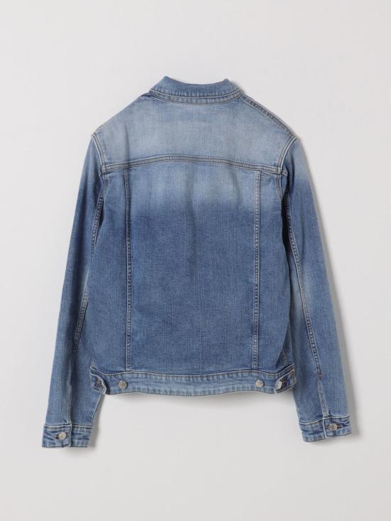 26SS [키즈] 디스퀘어드2 캐주얼 자켓 DQ3240D0AF3 DQ01 Denim - DSQUARED2