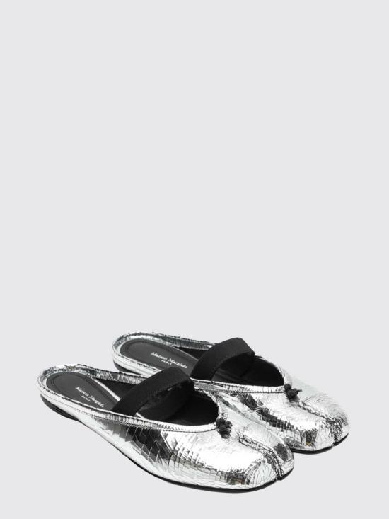 25FW 마르지엘라 타비 스트랩 뮬 S39WZ0112P7456 H7730 Silver - MAISON MARGIELA