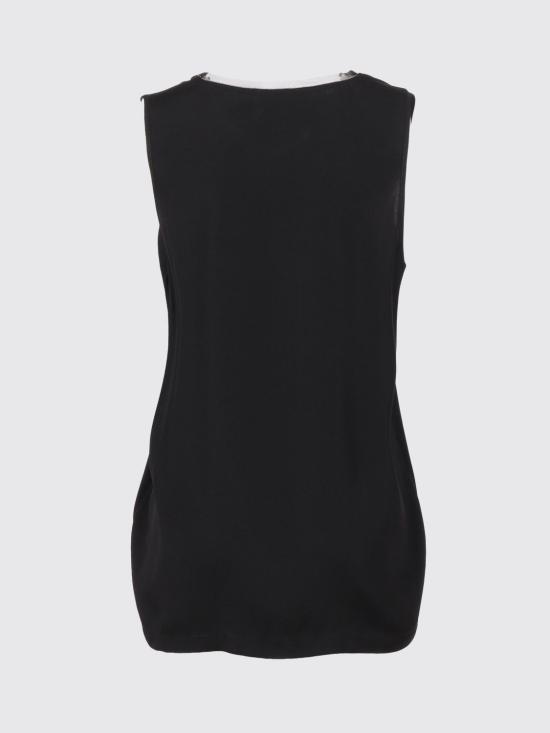 25FW 파비아나 필리피 민소매 티셔츠 TPD215F295L561 825 Black - FABIANA FILIPPI