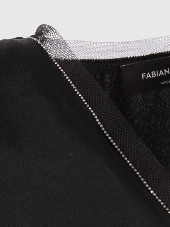 25FW 파비아나 필리피 민소매 티셔츠 TPD215F295L561 825 Black - FABIANA FILIPPI