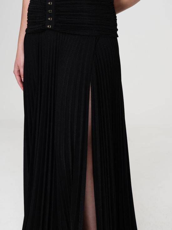 26SS 엘리자베타프랜치 롱 원피스 ABR1861E2 110 Black - ELISABETTA FRANCHI