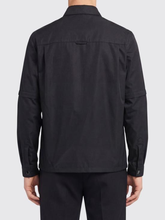 26SS 프라다 긴팔 셔츠 SC548SOOO1WQ8 F0002 Black - PRADA