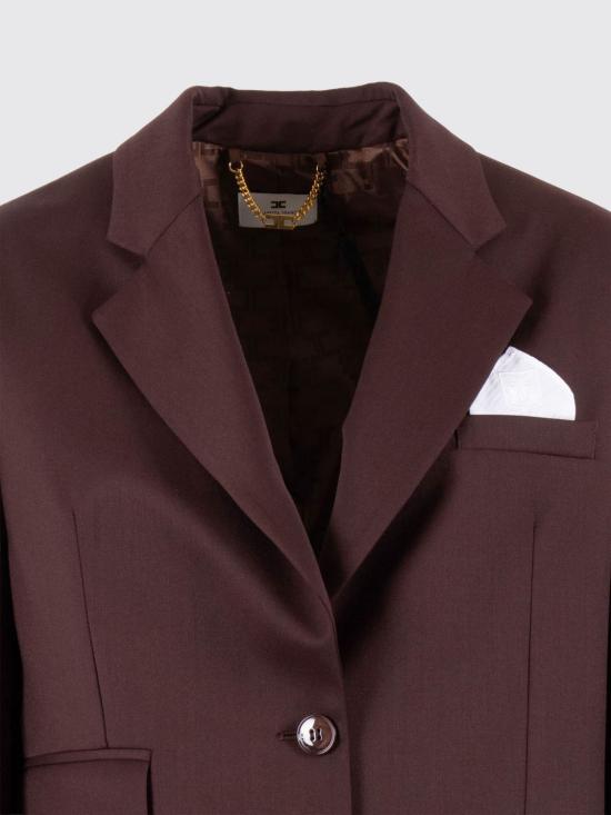 25FW 엘리자베타프랜치 수트 자켓 GI163 EA3 Brown - ELISABETTA FRANCHI