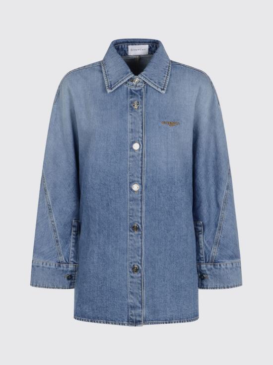 25FW 지방시 셔츠 BW61G1516W 420 Blue