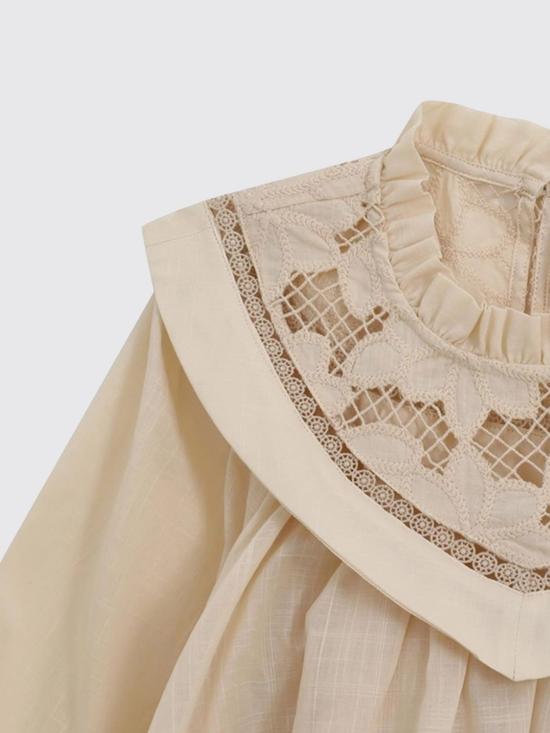 25FW [키즈] 짐머만 셔츠 3864TSS252 TEA Beige - ZIMMERMANN