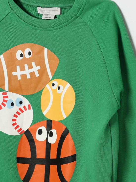 26SS [키즈] 스텔라 맥카트니 풀오버 TY4Q40Z0499 769 Green - STELLA MCCARTNEY