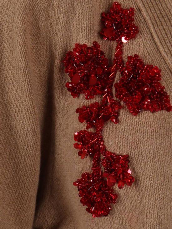 25FW 알베르타 페레티 스웨터 09195101 1081 Brown - ALBERTA FERRETTI