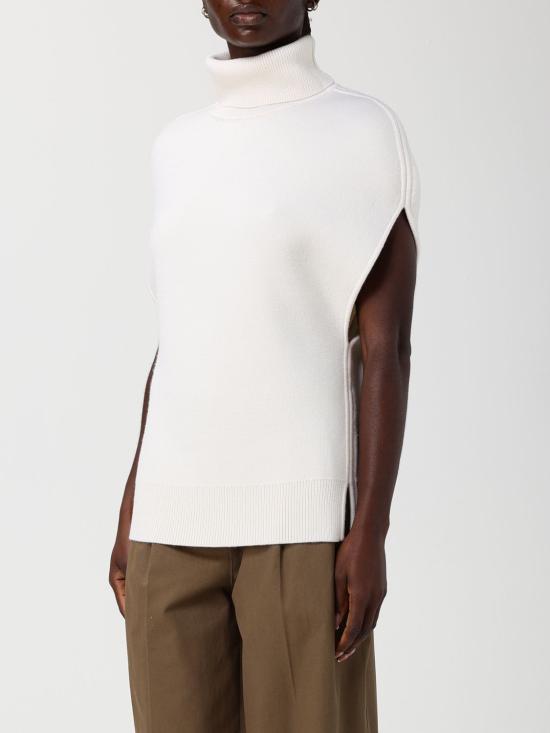 26SS 토템 스웨터 261WRT0573YA0008 106 White - TOTEME