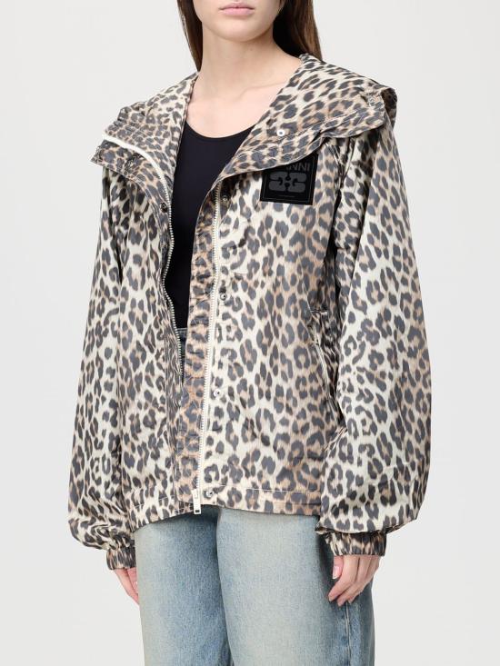 26SS 가니 나일론 자켓 W0738 859 Brown - GANNI