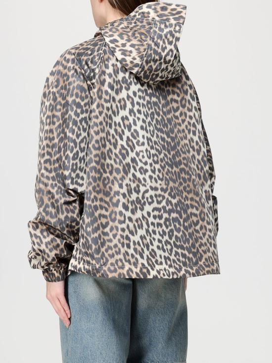 26SS 가니 나일론 자켓 W0738 859 Brown - GANNI