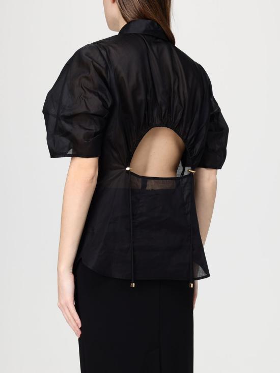 26SS 엘리자베타프랜치 셔츠 CA11961E2 110 Black - ELISABETTA FRANCHI