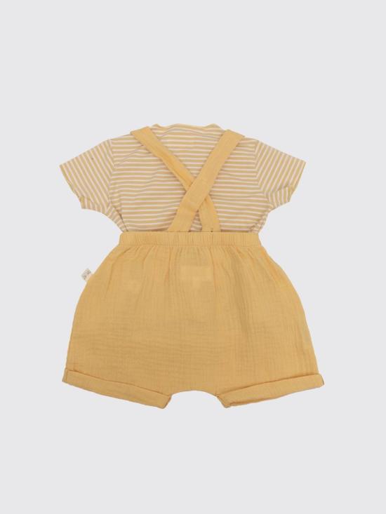 25FW [키즈] 테디 앤 미노우 오버롤 E25CP066C0070 2424 Yellow - TEDDY & MINOU