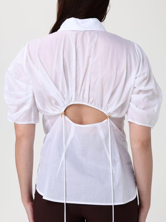 26SS 엘리자베타프랜치 셔츠 CA11961E2 100 White - ELISABETTA FRANCHI