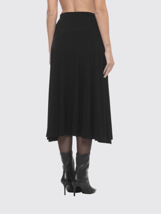 25FW 노마카말리 미디 스커트 KK329SPL014 001 Black - NORMA KAMALI