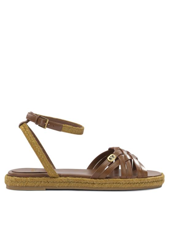 26SS 발렌티노 가라바니 샌들 8W2S0NZ9RLEBRA Brown