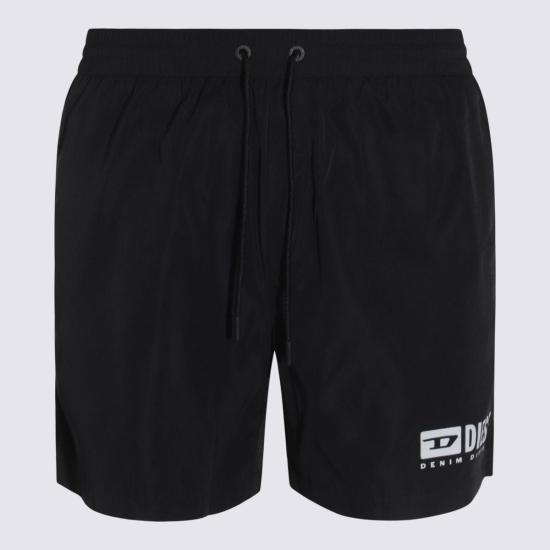  디젤 스윔팬츠 비치웨어 수영 반바지 블랙 - DIESEL