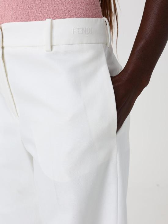 26SS 펜디 팬츠 FR6711AW7Q F0ZNM White - FENDI