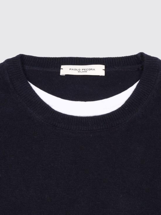 25FW [키즈] 파올로페코라 풀오버 PP4095 BLU Blue - PAOLO PECORA