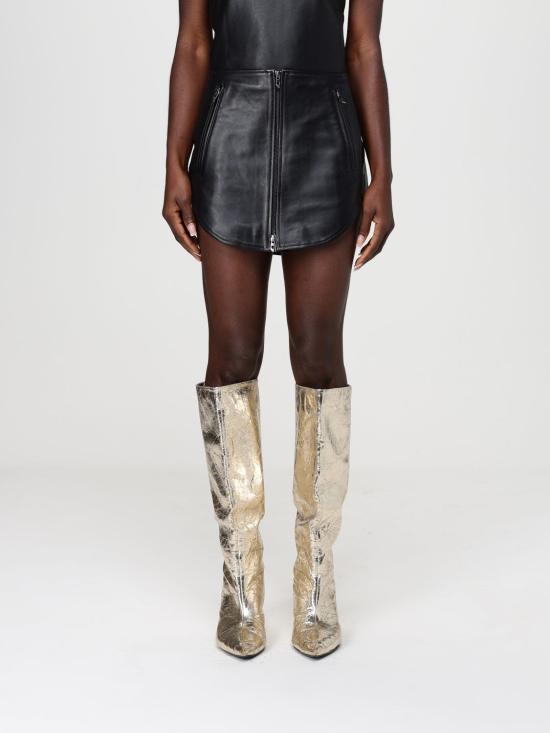 26SS 디젤 미디 스커트 A222030CLBQ 9XX Black