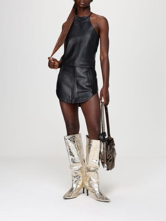 26SS 디젤 미디 스커트 A222030CLBQ 9XX Black - DIESEL