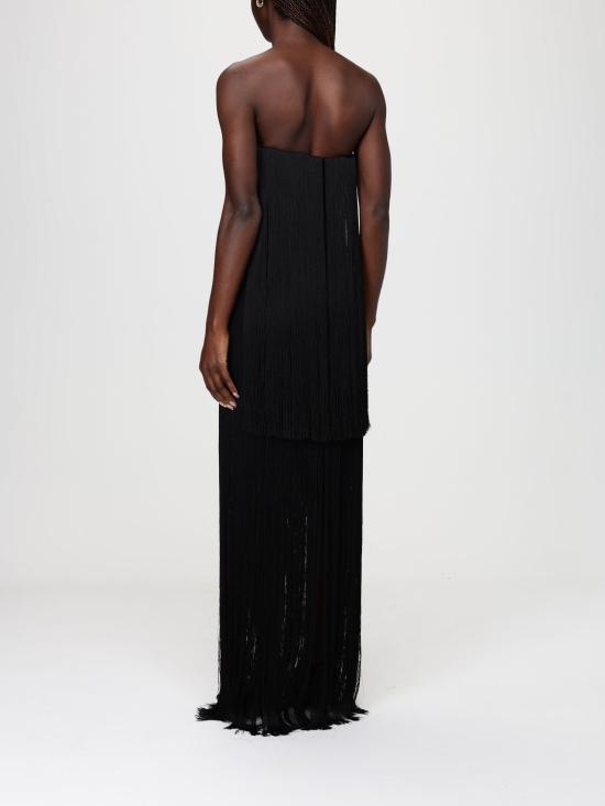 26SS 엘리자베타프랜치 롱 원피스 ABR3762E2 110 Black - ELISABETTA FRANCHI